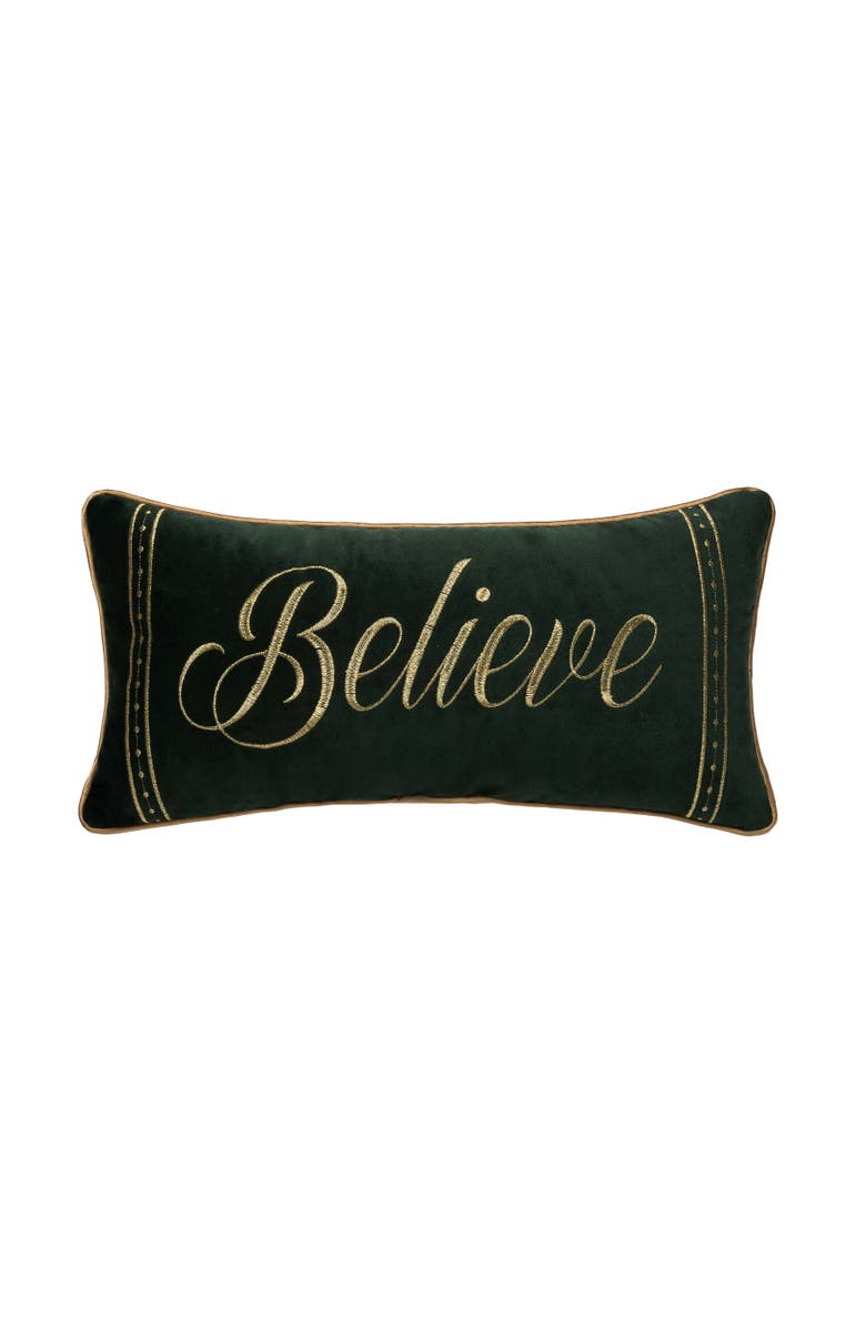 C&F Home Gold Believe Pillow, Main, color, 