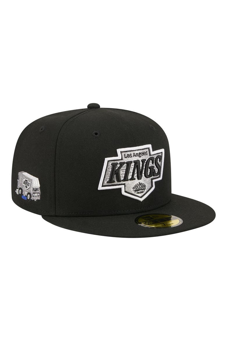 Men's New Era  Black Los Angeles Kings Zamboni 59FIFTY Fitted Hat, Main, color, Black