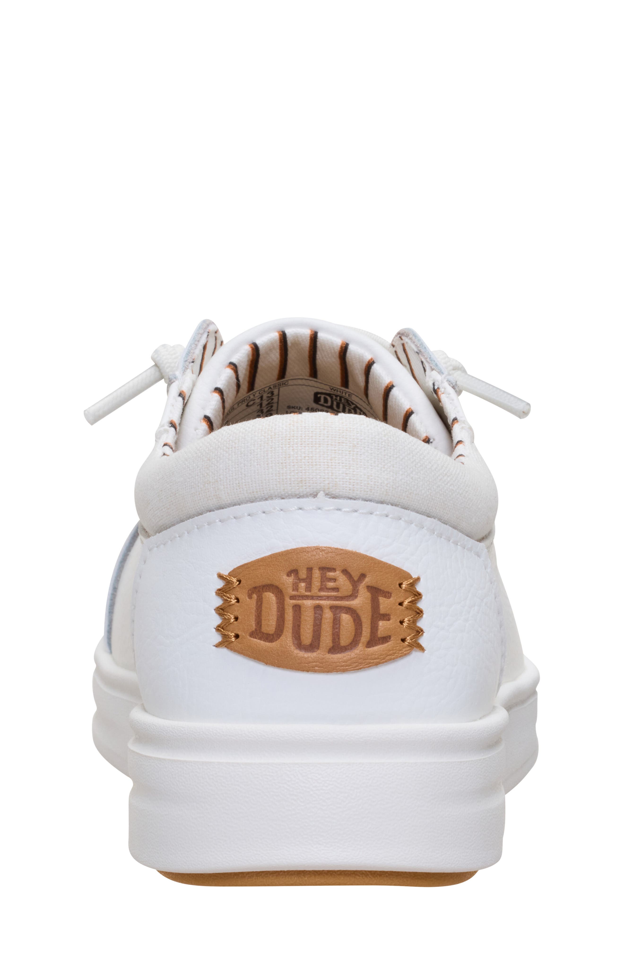 Hey Dude Kids' Paul Pro Classic Slip-On Sneaker, Alternate, color, White