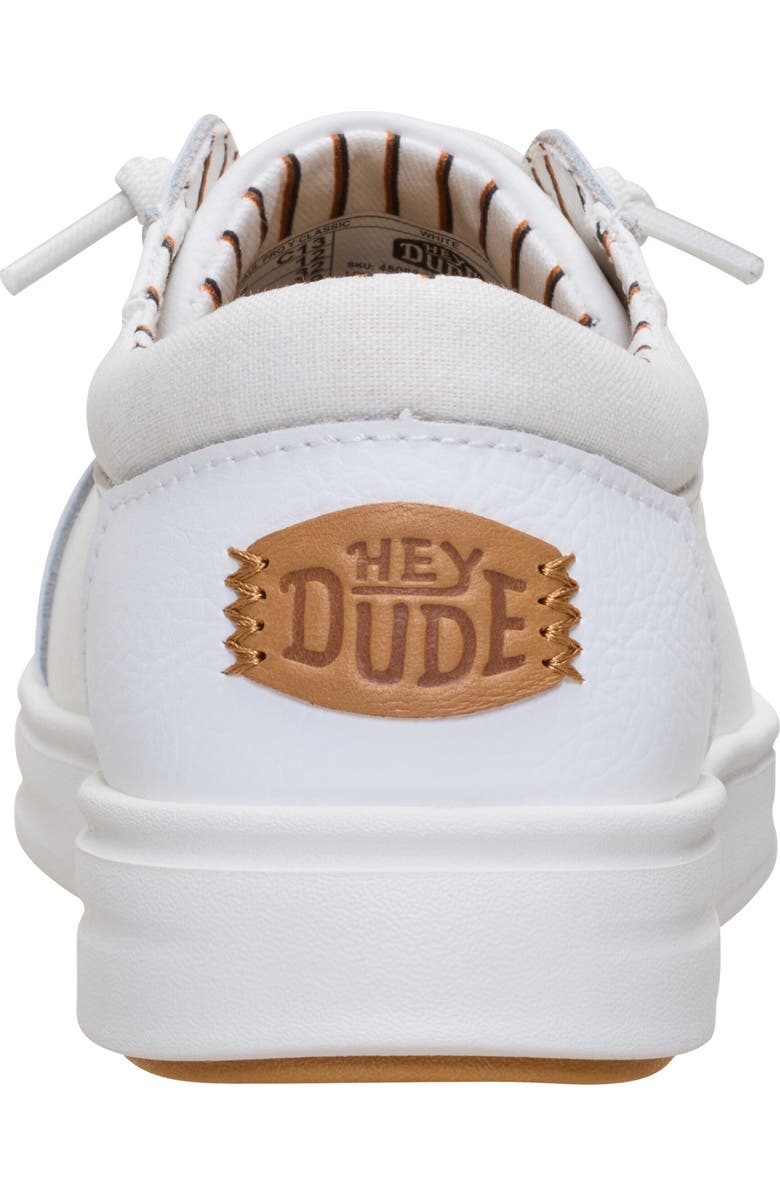 Hey Dude Kids' Paul Pro Classic Slip-On Sneaker, Alternate, color, White