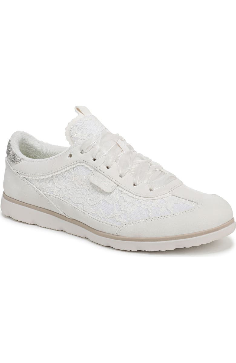Rykä Effortless Low Top Sneaker, Main, color, White Lace