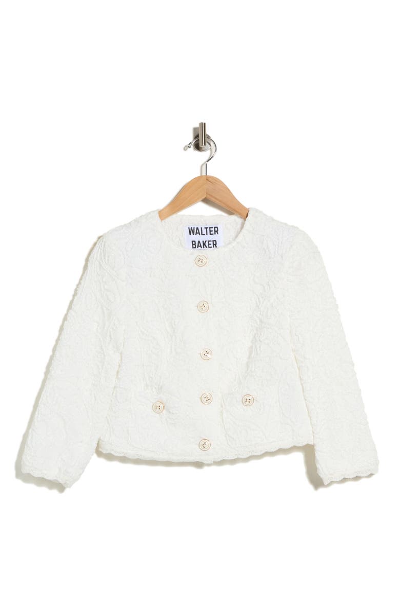 Ava Lace Jacket, Alternate, color, WHITE LACE