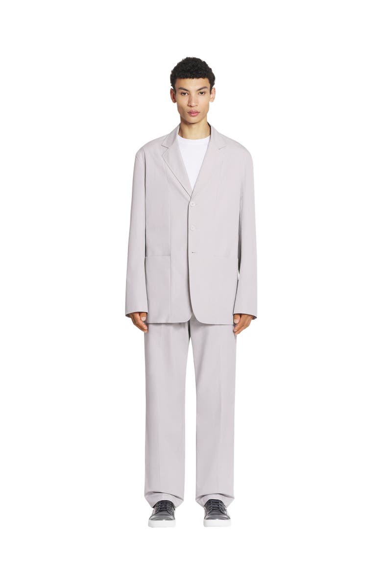 Lanvin Straight Fit Cotton Jacket, Main, color, Mink