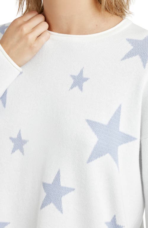 Splendid Stevie Star Sweater In Moonstone/star
