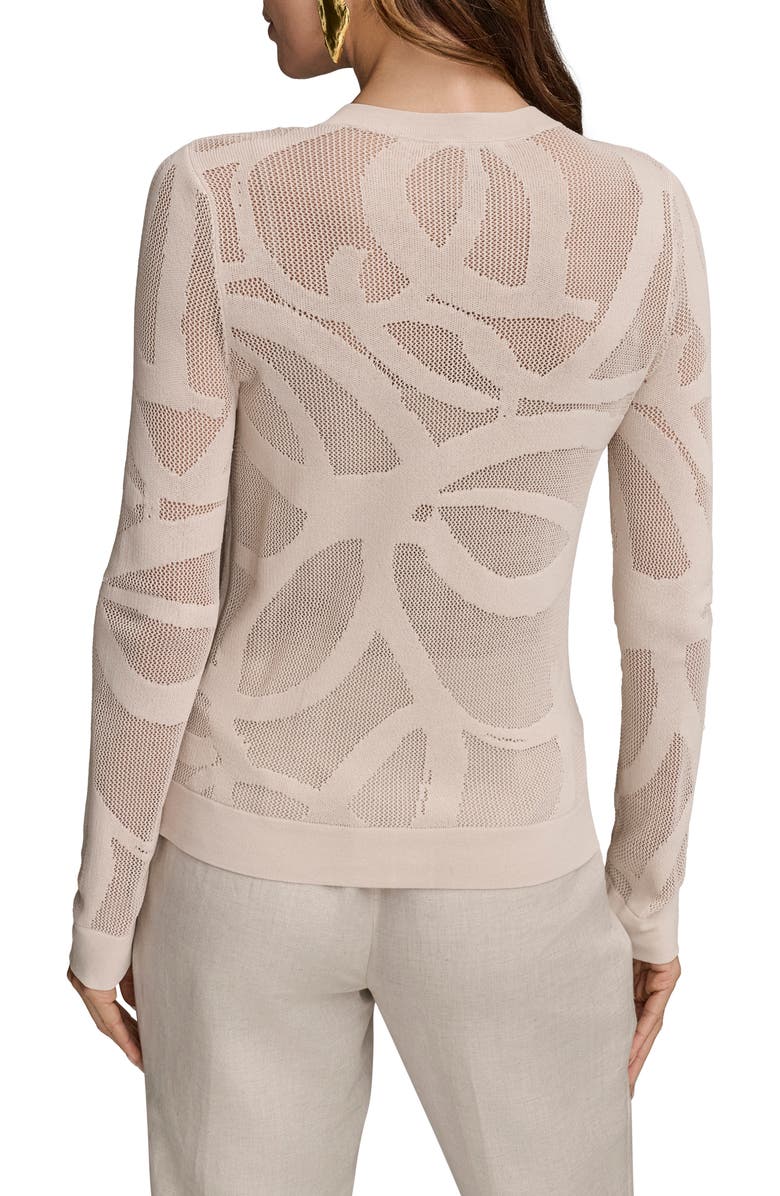 Donna Karan New York Open Stitch Cardigan, Alternate, color,