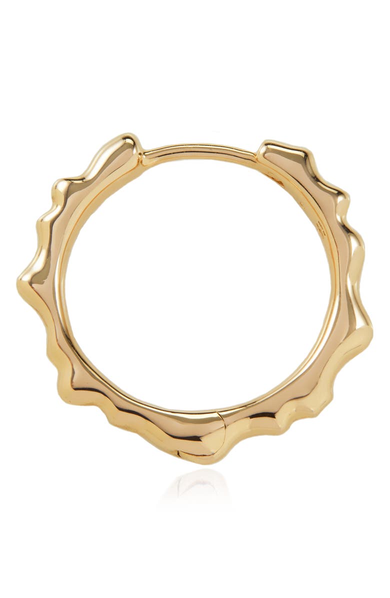 Monica Vinader Siren Muse Small Hoop Earrings, Alternate, color, Yellow Gold