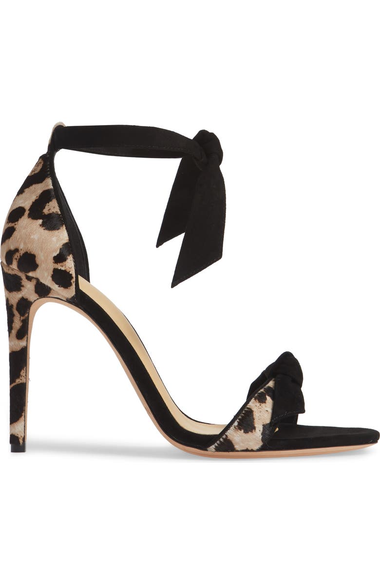 Alexandre Birman Clarita Genuine Calf Hair Ankle Tie Sandal, Alternate, color,