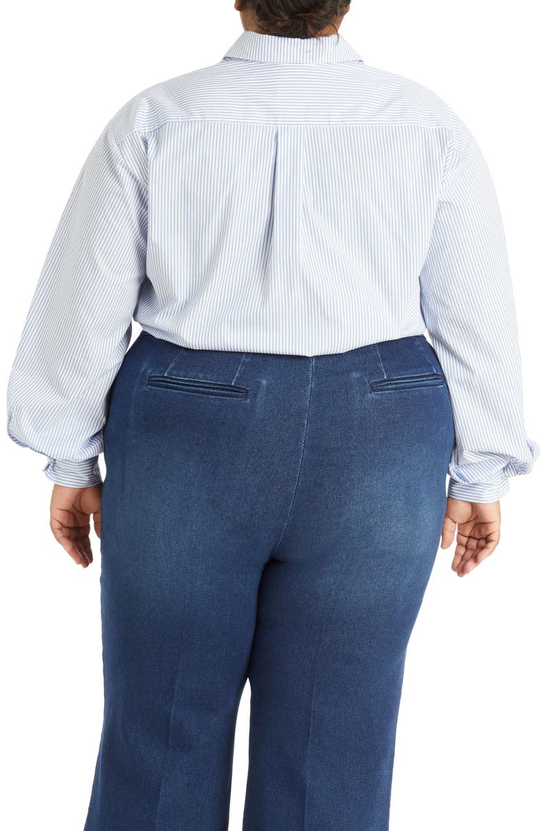 Pari Passu Oli Stripe Poplin Shirt, Alternate, color, 