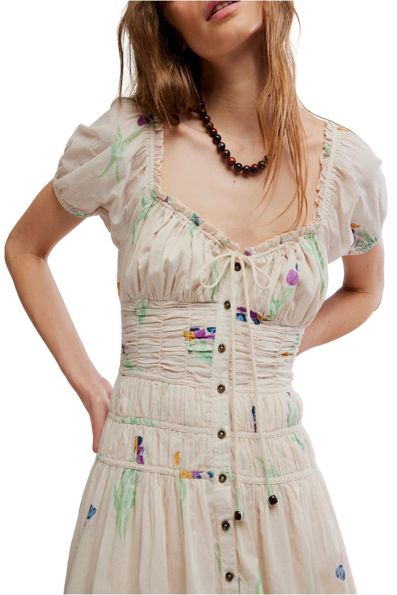 Complete Me Cotton Midi Dress, Alternate, color, TEA COMBO