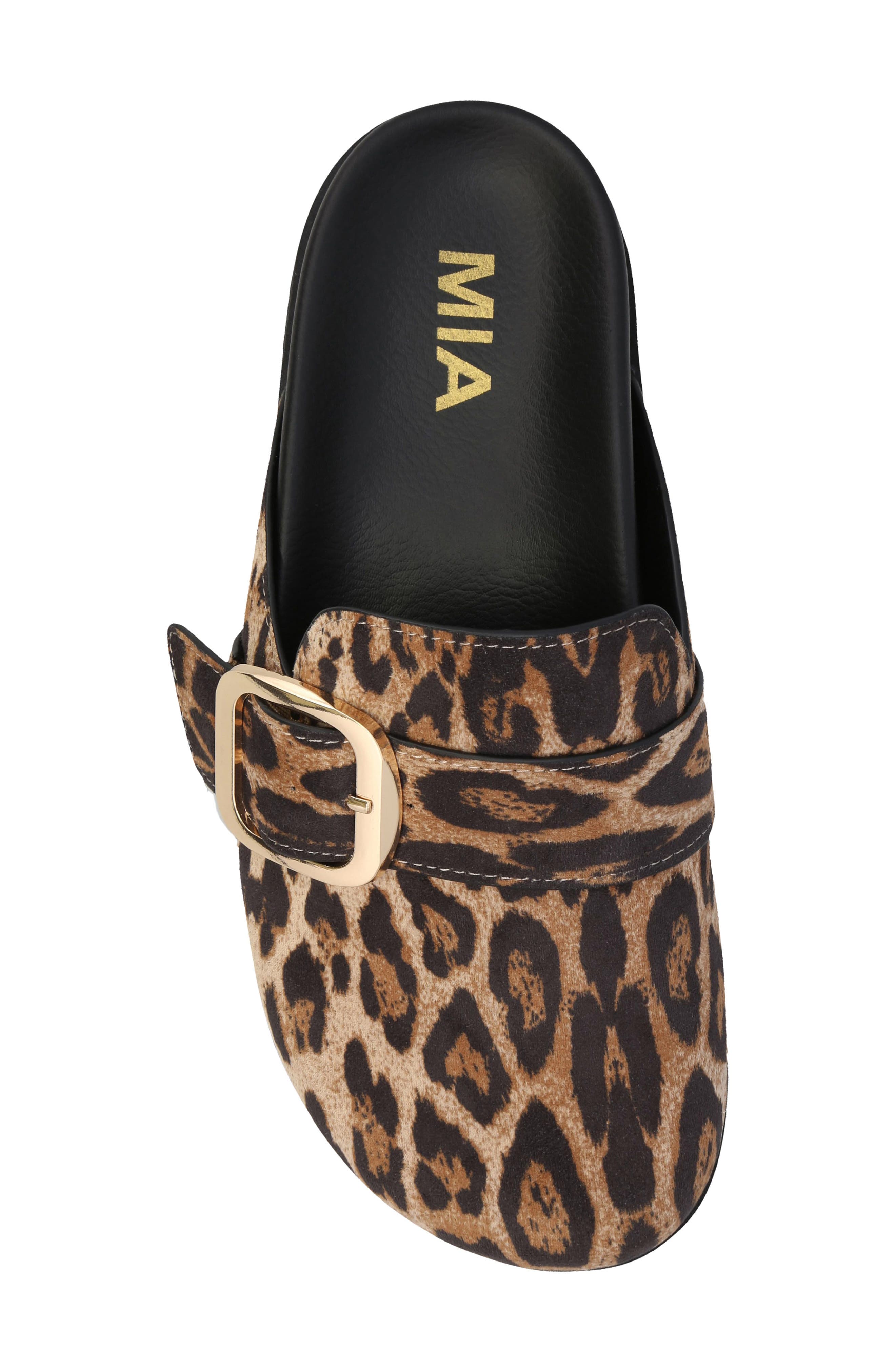 MIA Gilia Leopard Print Clog, Alternate, color, 
