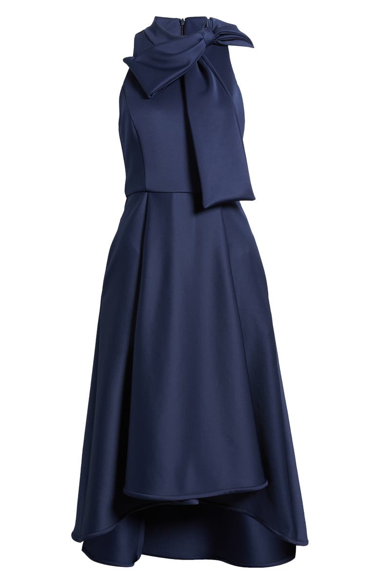 Black Halo Ara Bow Cocktail Dress, Alternate, color, 