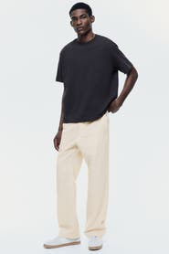 H&M Regular-fit linen-blend pants