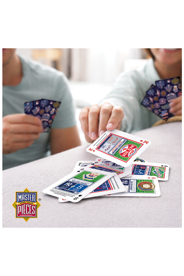 MLB World Series Playing Cards, Alternate, color, Multicolor