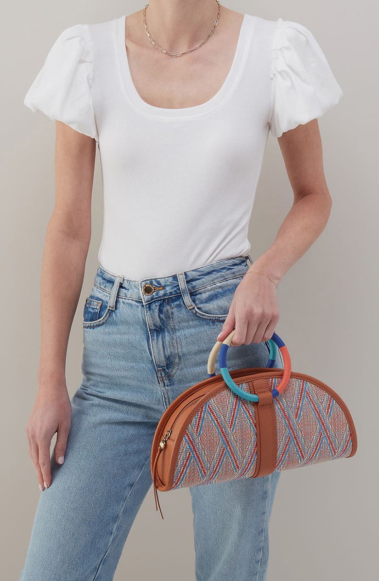 HOBO Luna Raffia Clutch, Alternate, color,