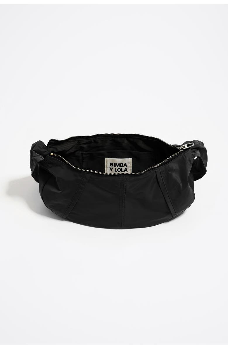 Bimba y Lola Small Moon Bag, Alternate, color, Black