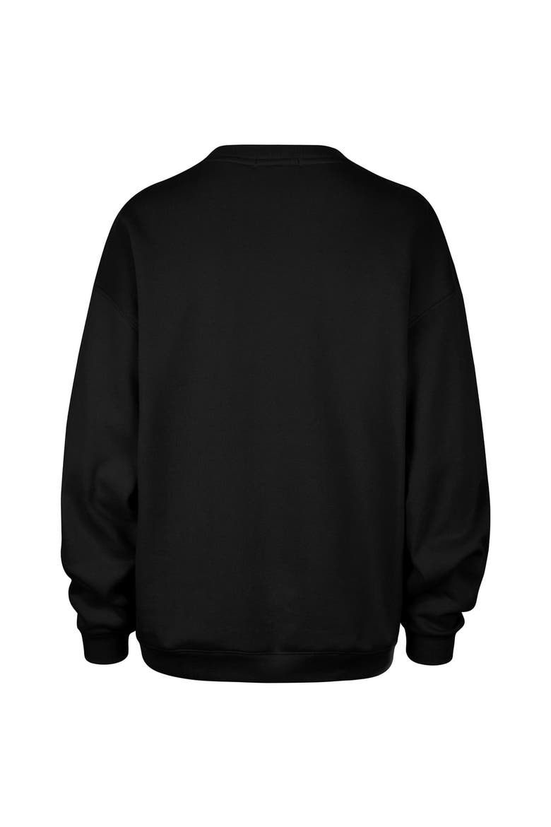 Women's '47 Black Buffalo Sabres Circle Change Stars Oversized Sweatshirt, Alternate, color, Black