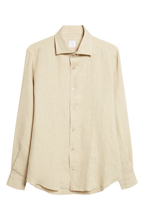 Linen Button-Up Shirt