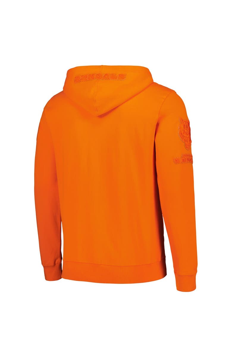 PRO STANDARD Men's Pro Standard Orange Cincinnati Bengals Triple Tonal Full-Zip Hoodie, Alternate, color, Orange