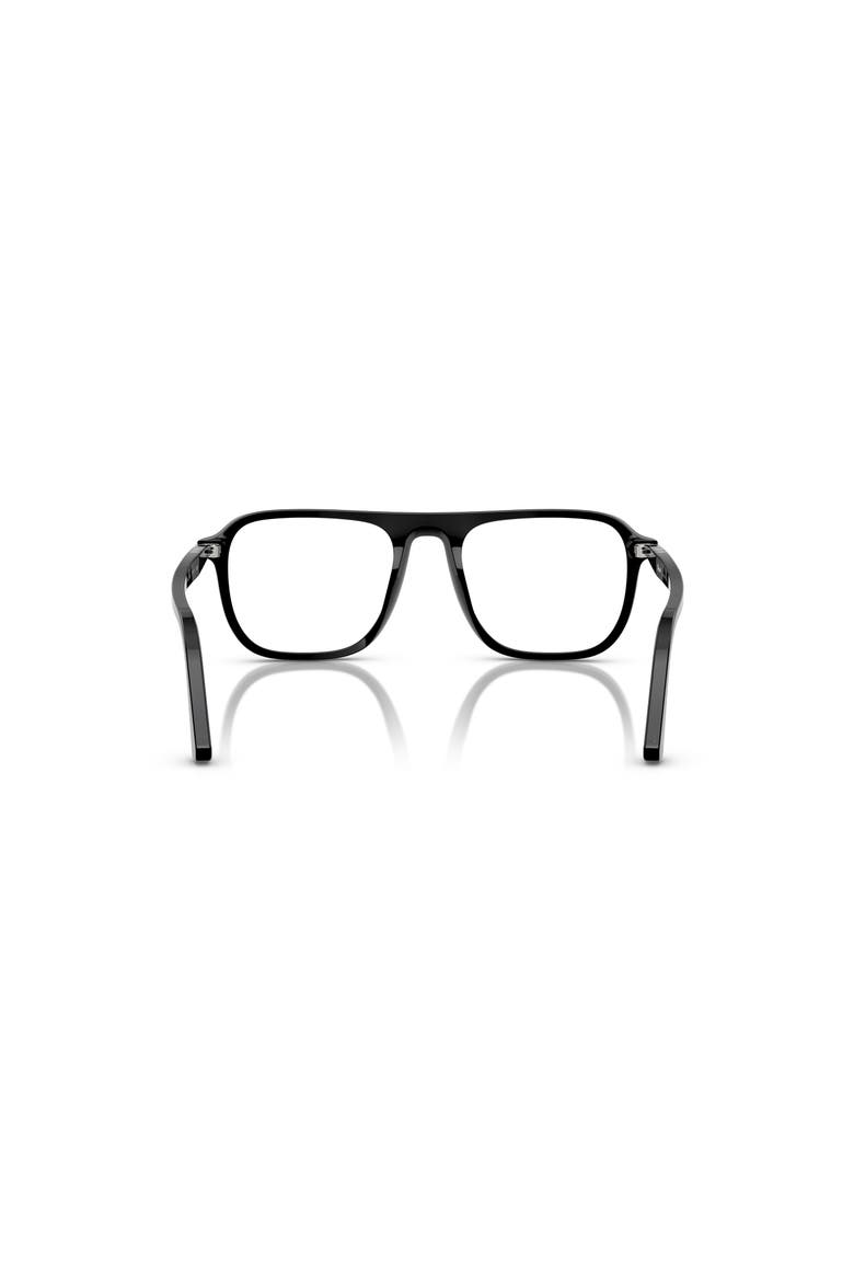 53mm Square optical glasses, Alternate, color, Black