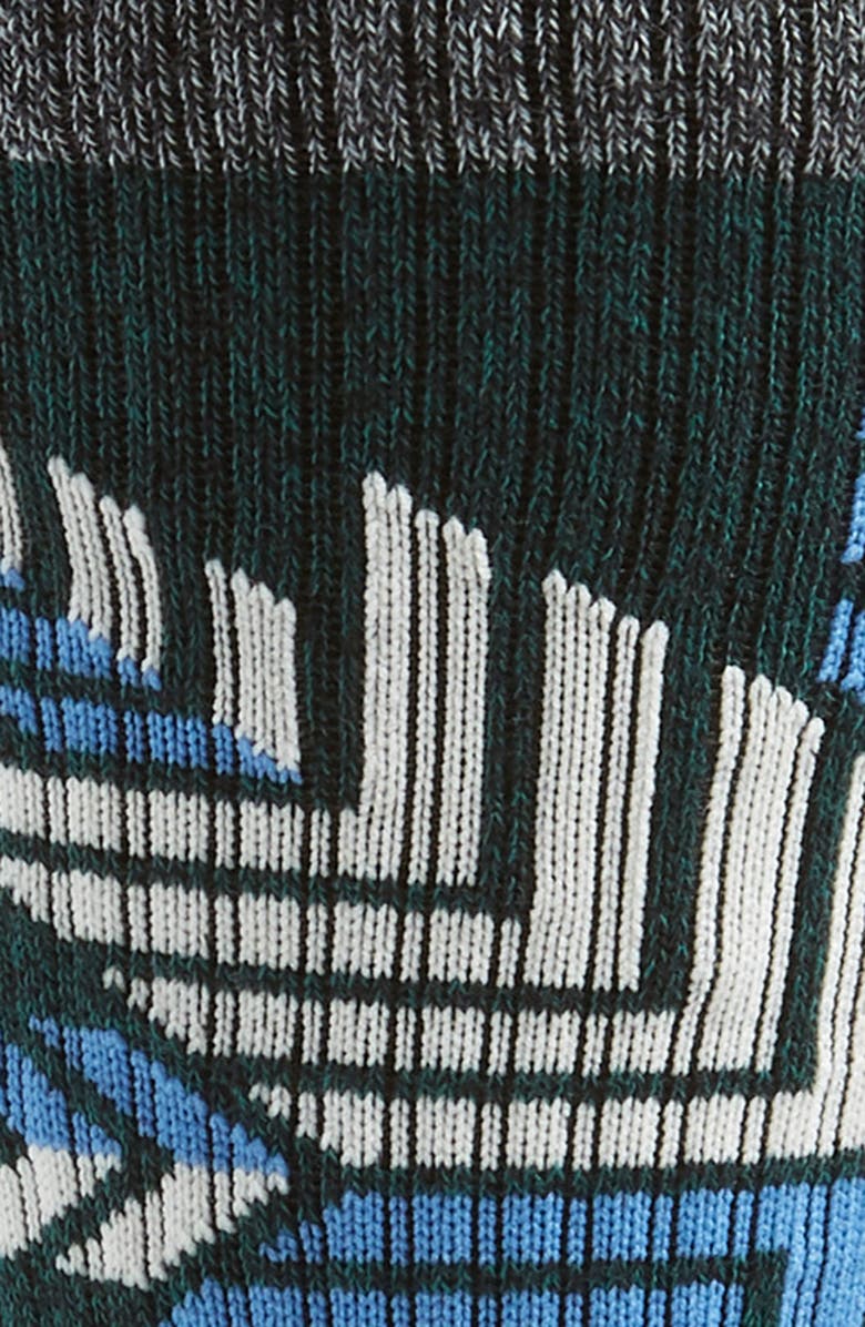 Bombas Snowflake Socks, Alternate, color, 