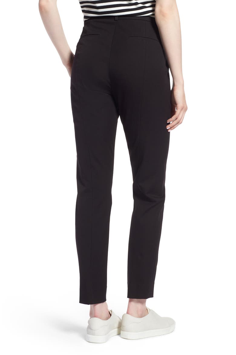 Cameron Seasonless High Rise Crop Pants, Alternate, color, BLACK