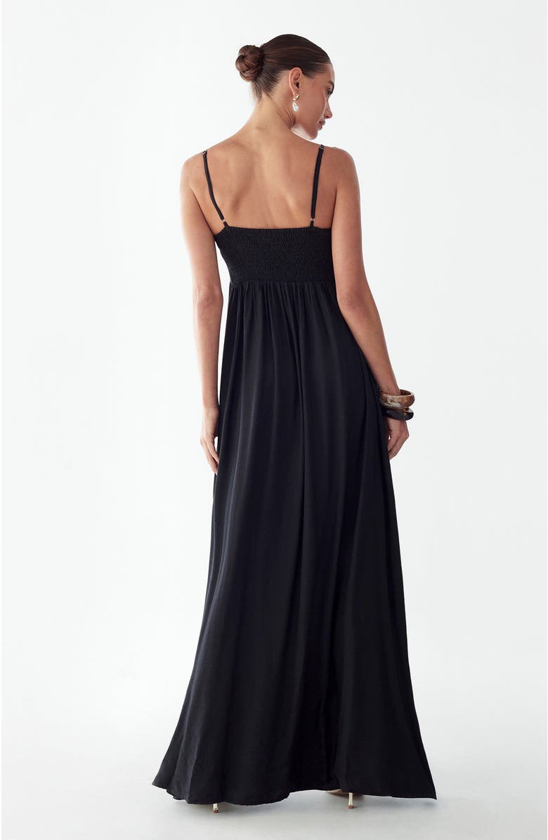 ST MRLO Aster Maxi Dress, Alternate, color, Black
