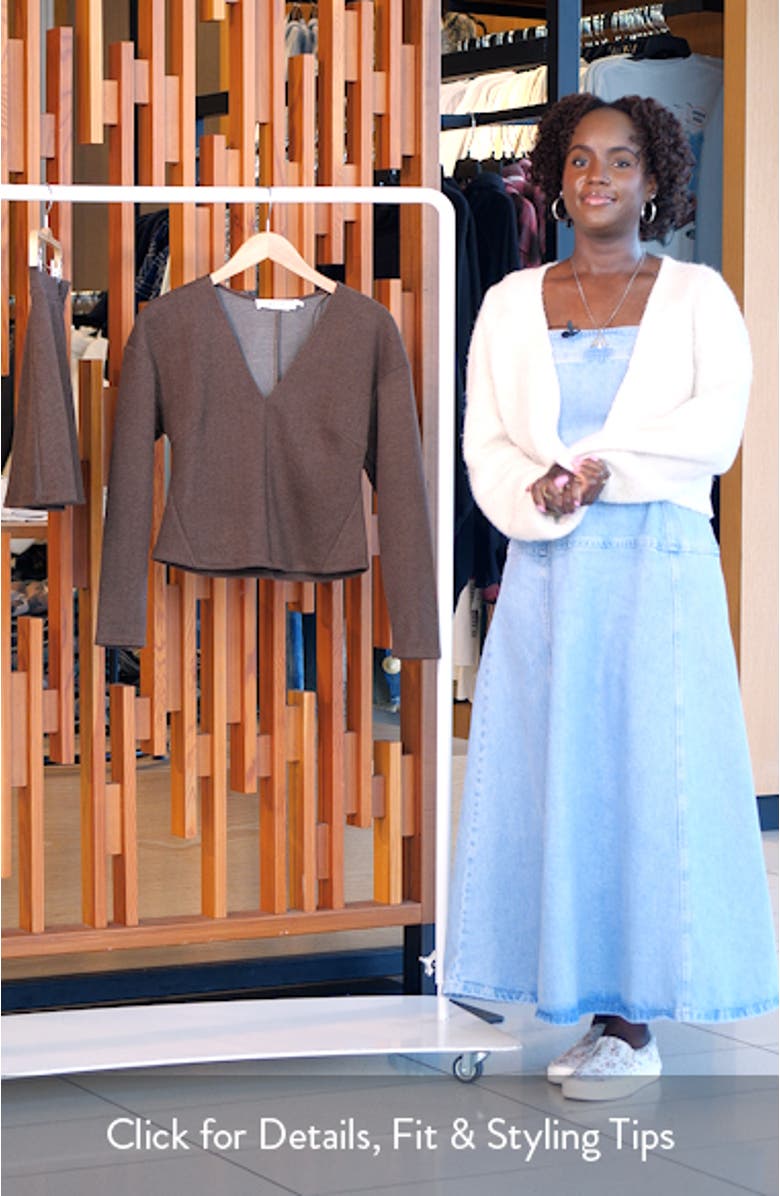 Herringbone Knit Top, sales video thumbnail