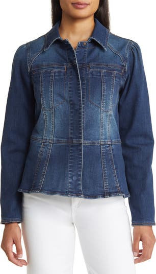 Peplum Denim Jacket