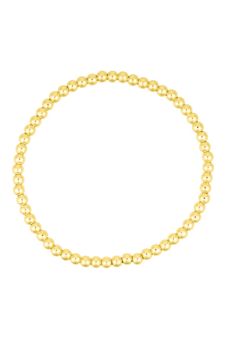 Set of 3 Stretch Ball Bracelets, Alternate, color, GOLD