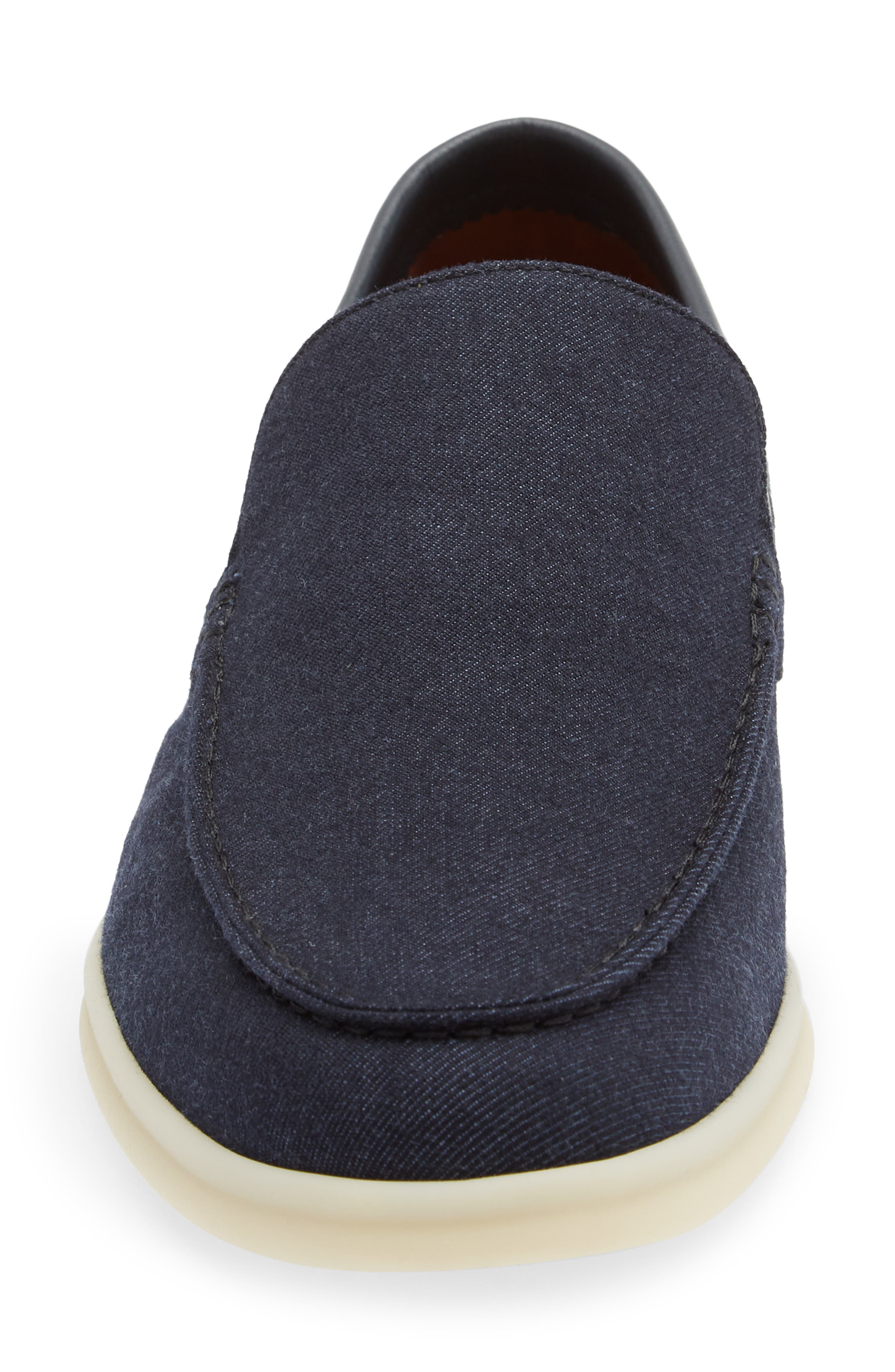 Loro Piana Summer Walk Denim Loafer, Alternate, color, 