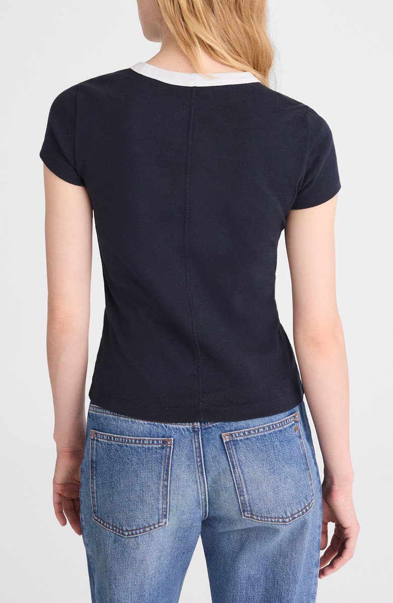 Madewell The '90s Crewneck T-Shirt, Alternate, color, Colorblock
