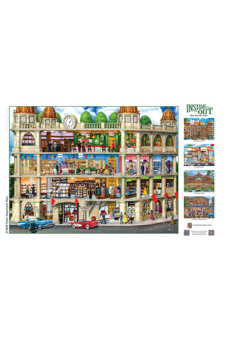Field's Department Store 1000pc Puzzle, Alternate, color, Multicolor