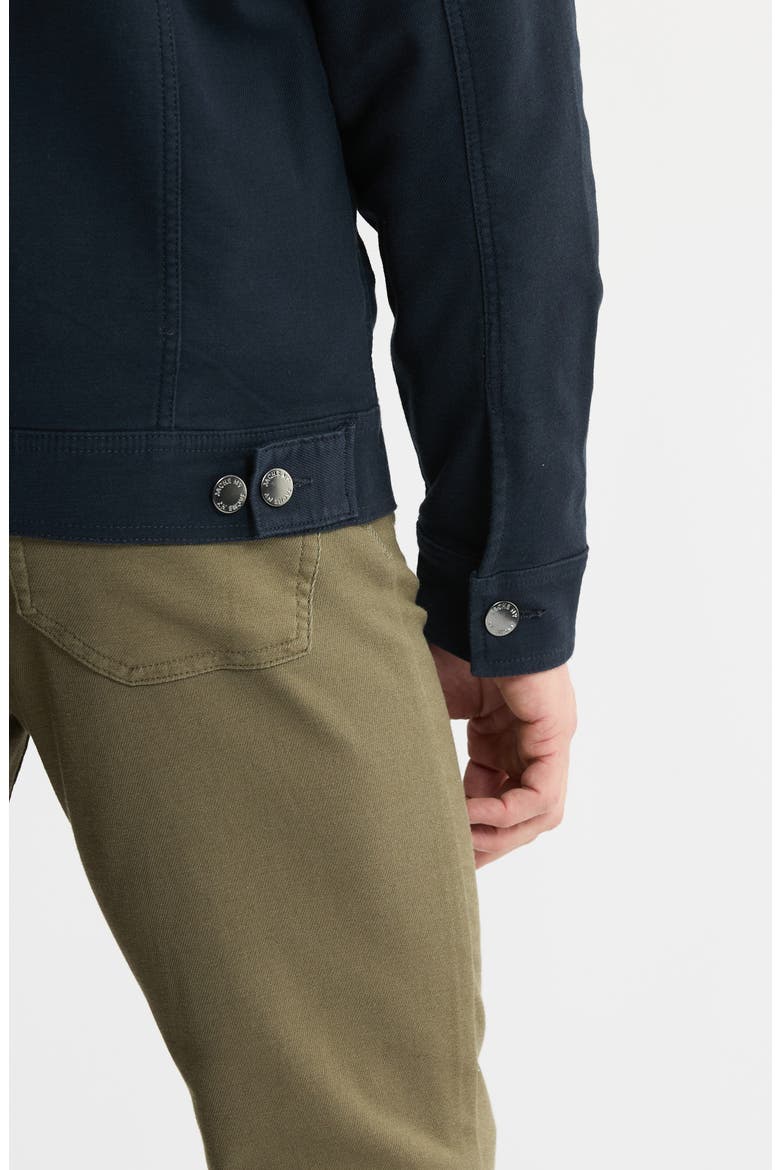 Stretch Cotton Trucker Jacket, Alternate, color, NAVY