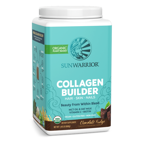Organic Collagen Builder Powder, Chocolate Fudge, 660g tub