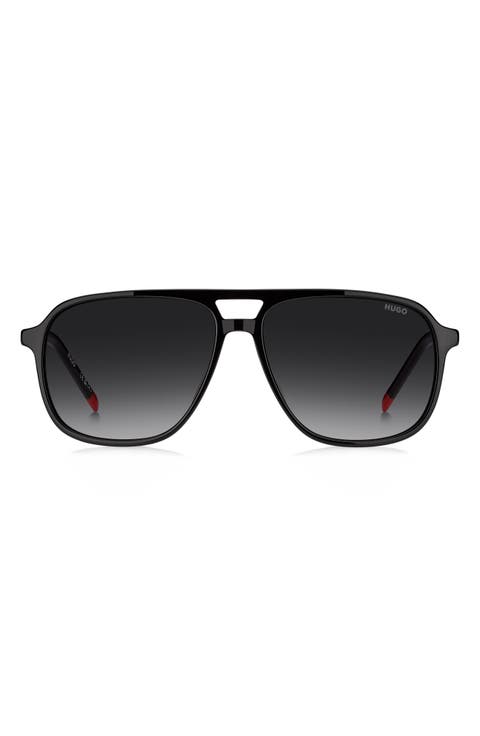 58mm Square Sunglasses