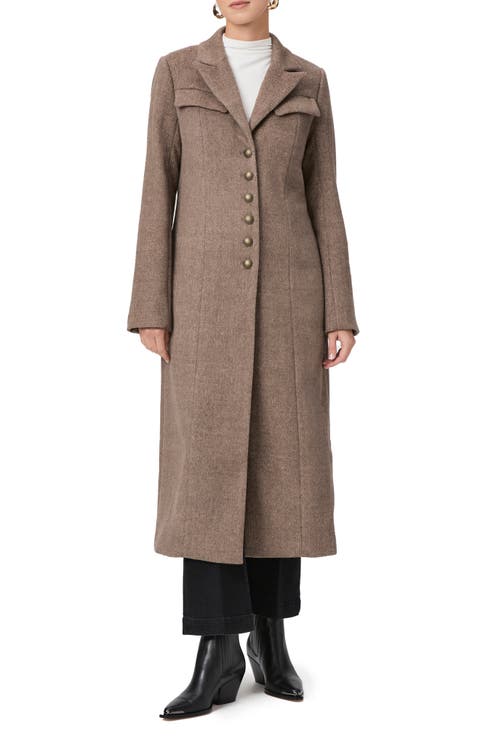 Lucrezia Longline Wool Blend Coat