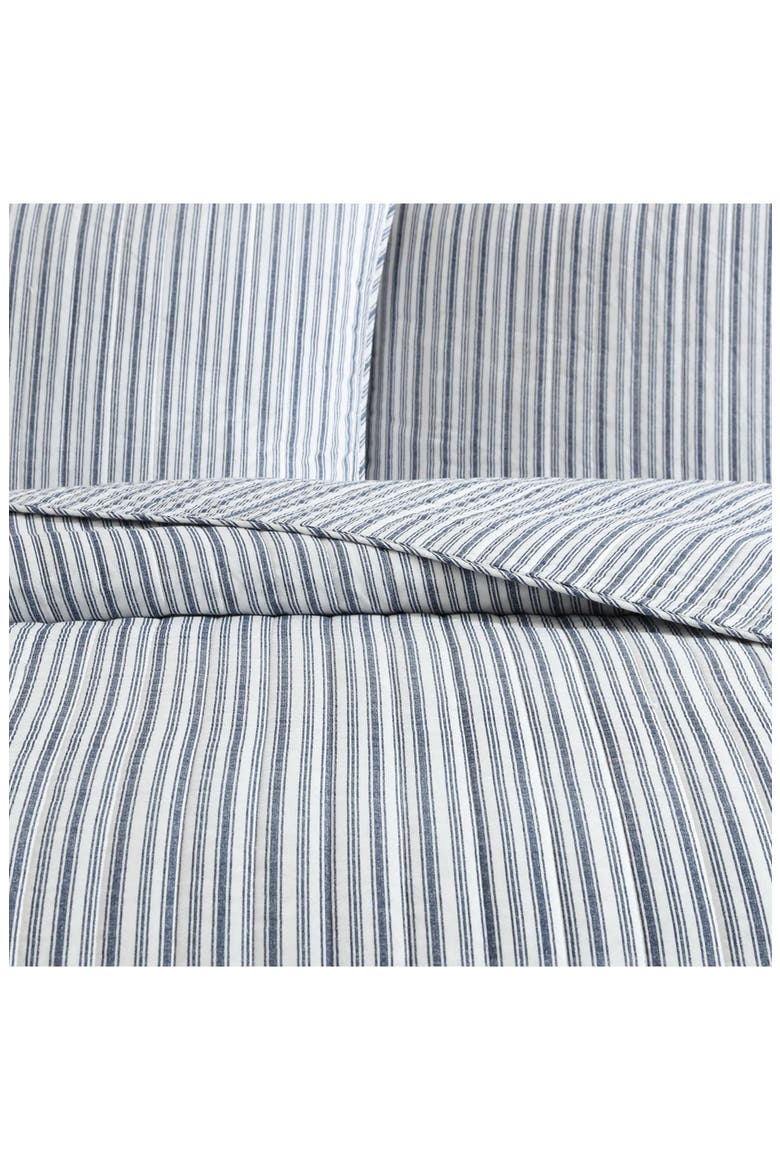 Coleridge Stripe Twin Quilt Set, Alternate, color, DARK BLUE