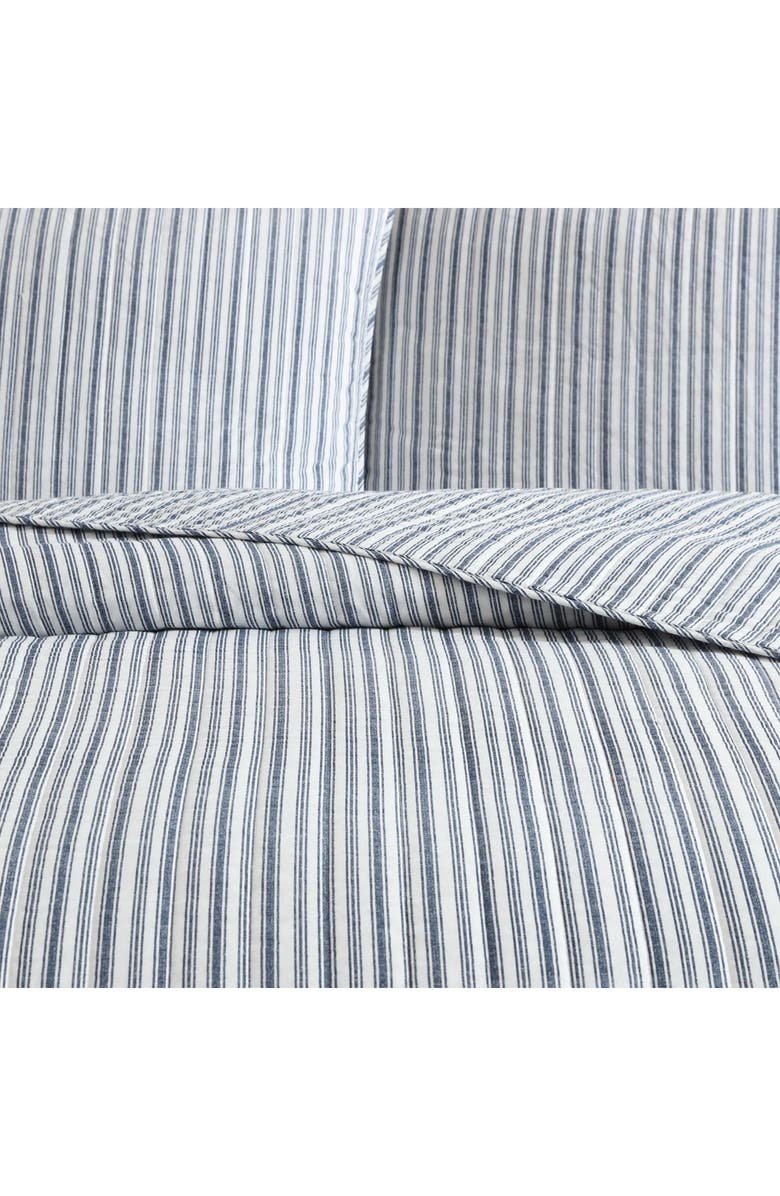 Nautica Coleridge Stripe Twin Quilt Set, Alternate, color, Dark Blue