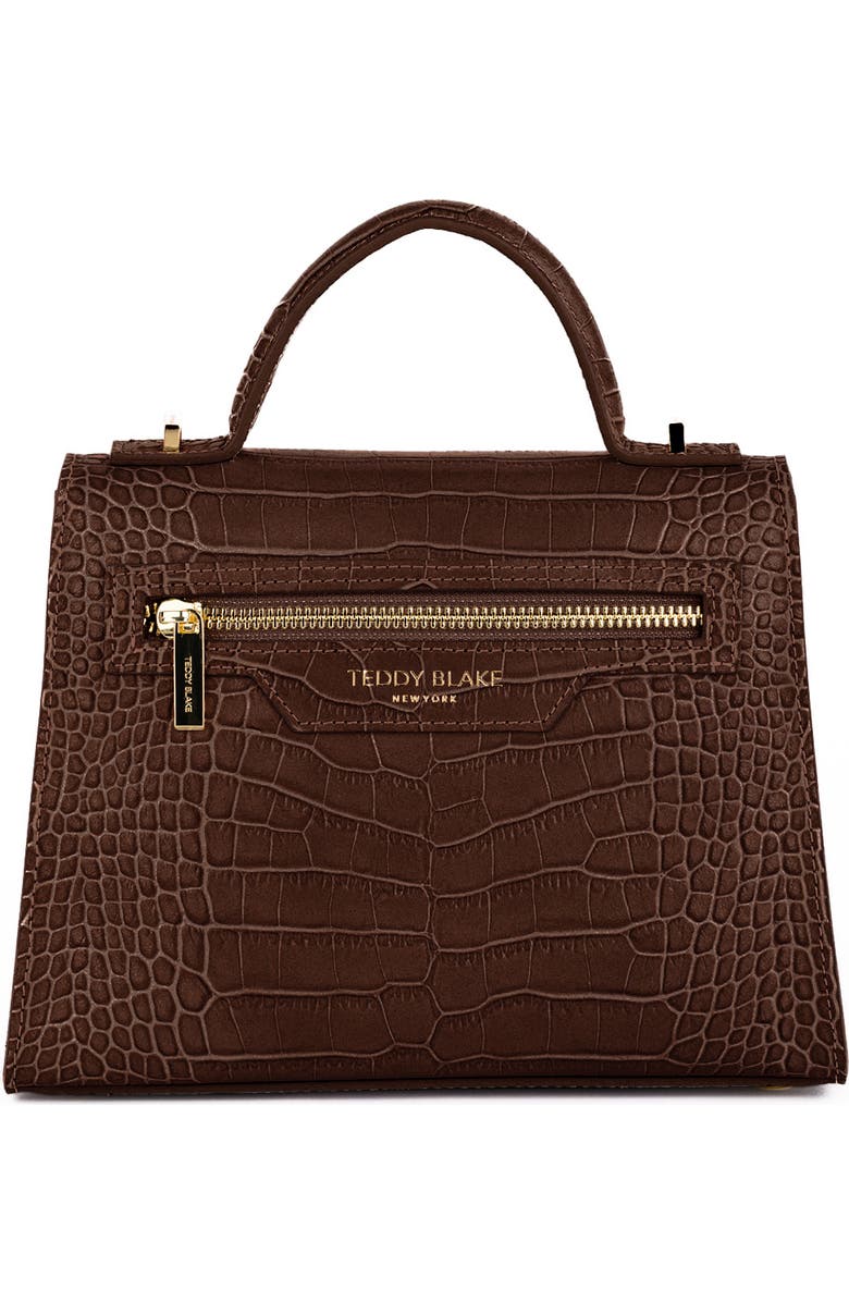 Teddy Blake Ava Croco 9", Alternate, color, Brown