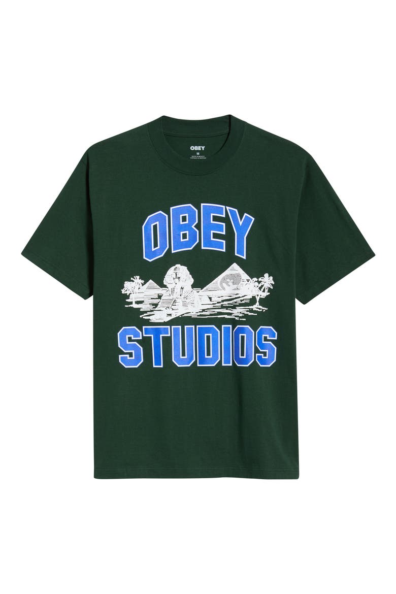 Cairo Graphic T-Shirt, Alternate, color, FOREST GREEN