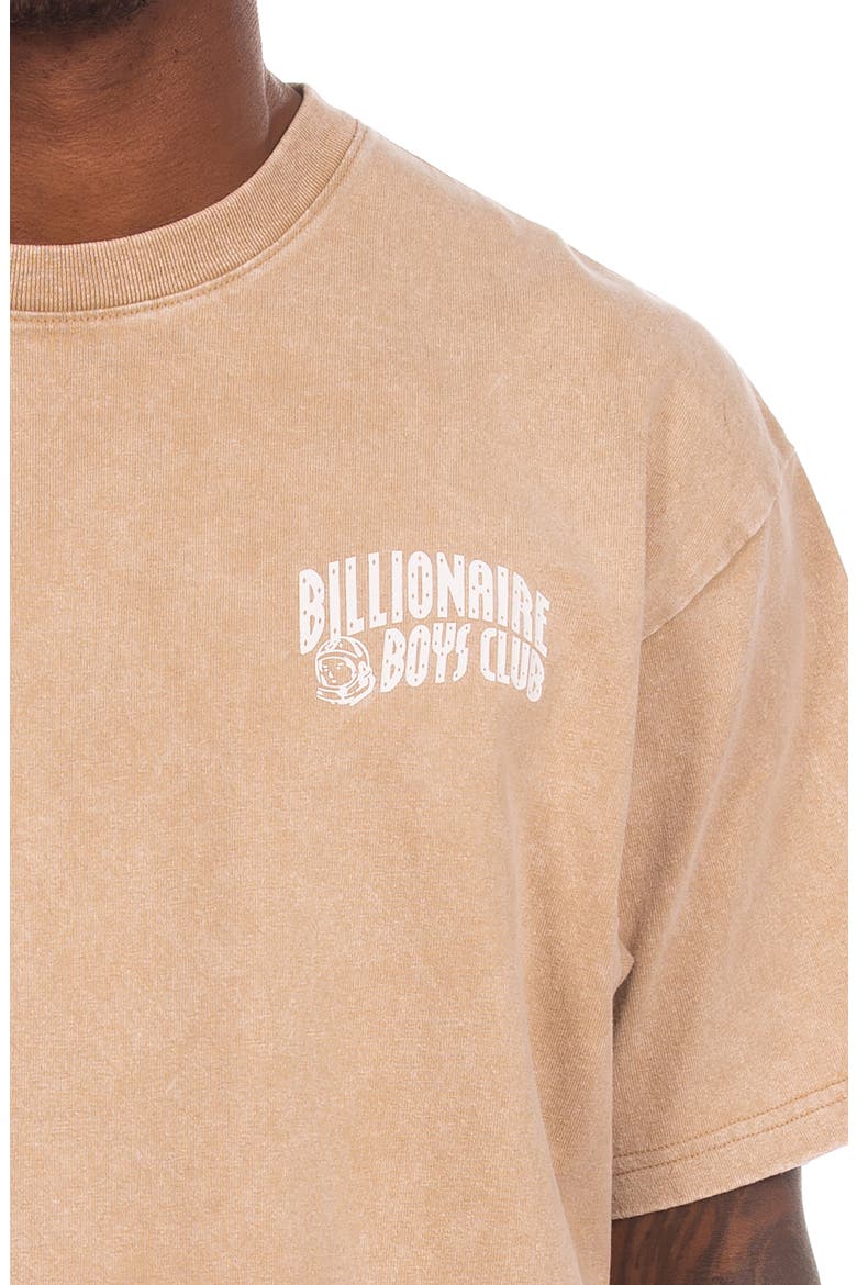 Faded Curve Graphic T-Shirt, Alternate, color, SESAME
