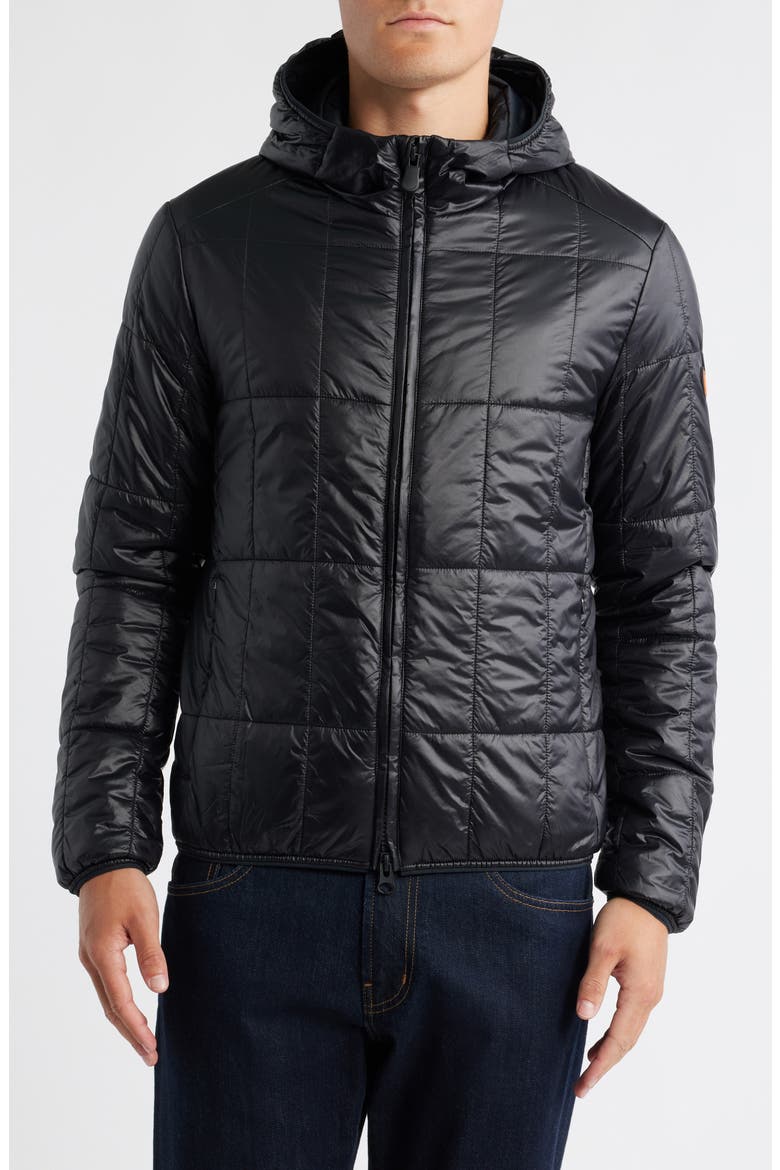 Floyd Quilted Water Resistant Jacket, Alternate, color, BLACK