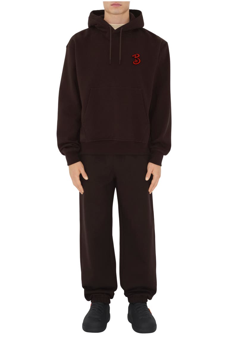 Burberry B Snake Cotton Hoodie, Main, color, 