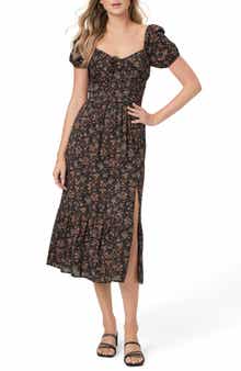 PAIGE Otienne Floral Off the Shoulder Dress