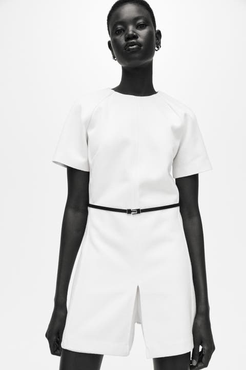 Belted romper