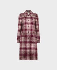 Really Wild Clothing The Gentlewoman Wool and Mohair Check Coat
