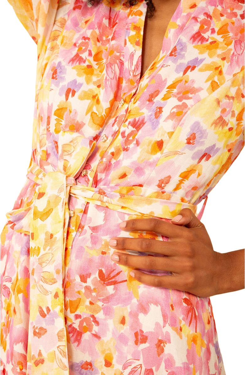 Hale Bob Hayden Linen Dress, Alternate, color, 