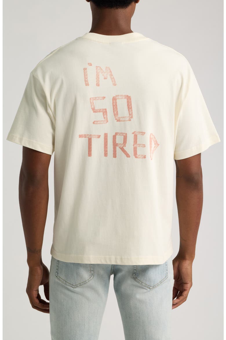 Tire Shop Graphic Cotton T-Shirt, Alternate, color, CREAM