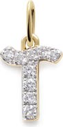 Monica Vinader Lab Grown Diamond Initial Pendant Charm