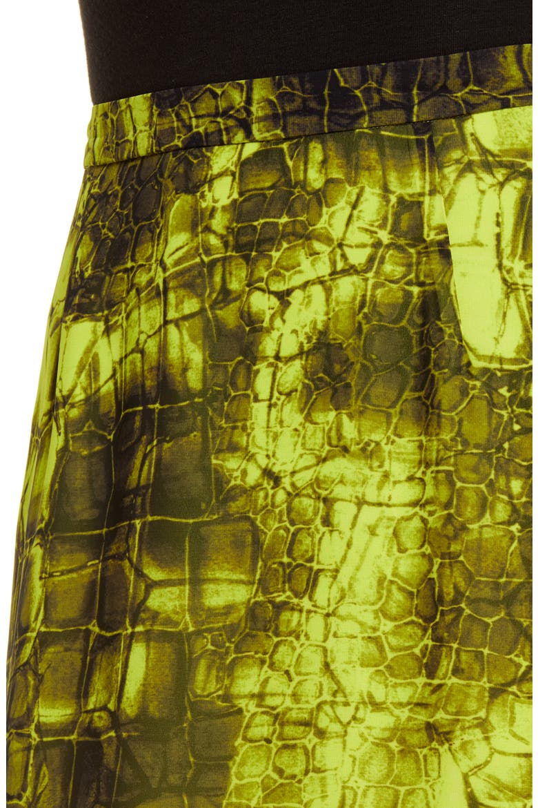 Rhea Mirus Asymmetrical Skirt, Alternate, color, LIME GREEN
